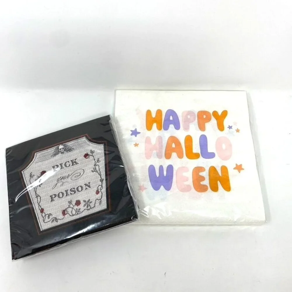 Target Threshold Happy Halloween Napkins Beverage Lunch Novelty Goth